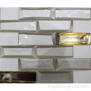 Simple 3D Glass Crystal Mosaic